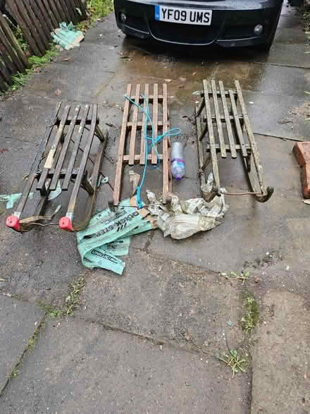 Photo of free Wooden sledges (Belfield OL16) #1
