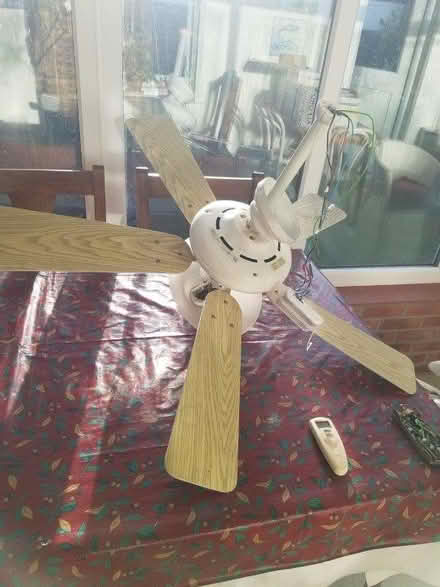 Photo of free 2 Hunter ceiling fan lights working (Emsworth PO10) #3