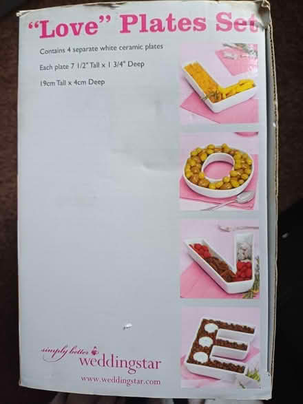Photo of free Love plates set (New Town CO1) #2