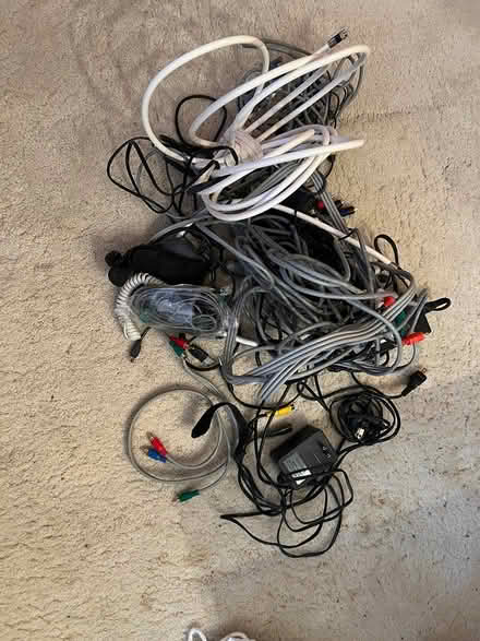 Photo of free Assorted laptop charger and cables (West Windsor New Jersey) #1