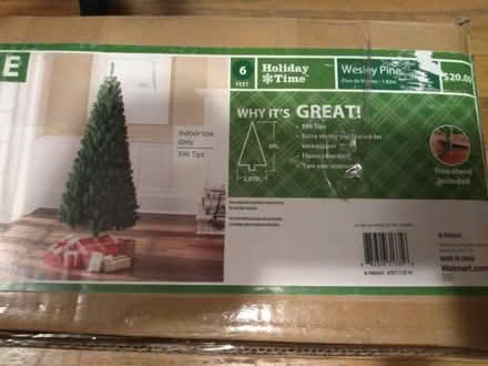 Photo of free 6' Wesley Pine artificial tree (Pawtucketville / Lowell) #1