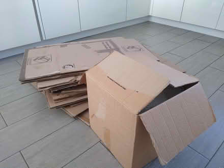 Photo of free 13 Used Packing Boxes (Christchurch BH23) #1