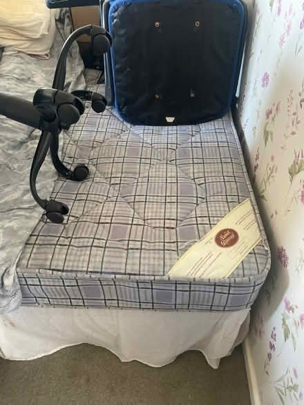 Photo of free Single divan bed and mattress (Wrestlingworth nr Biggleswade) #1