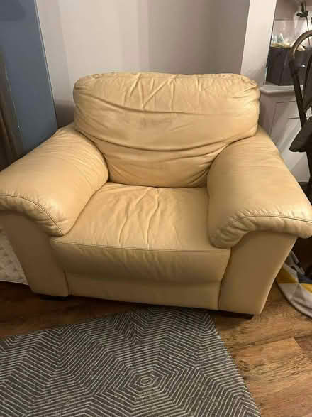 Photo of free Leather armchair (Dagenham RM10) #1