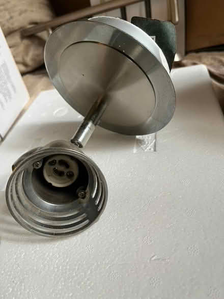 Photo of free GU10 light fitting, silver (Dyke Road area BN1) #2
