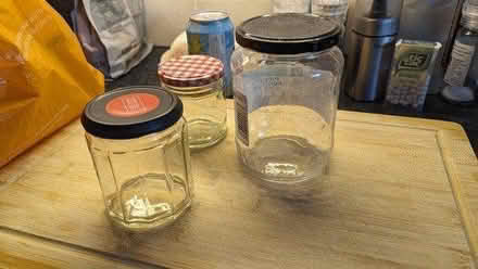 Photo of free 11 jam / pickle jars various sizes (Bromborough Rake, CH62) #1