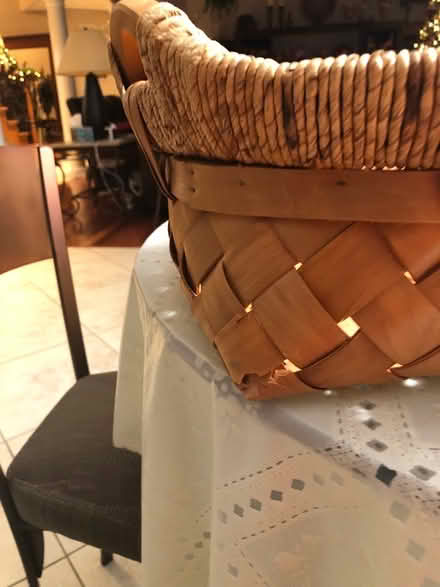 Photo of free Wicker/willow Basket (Medinah) #2