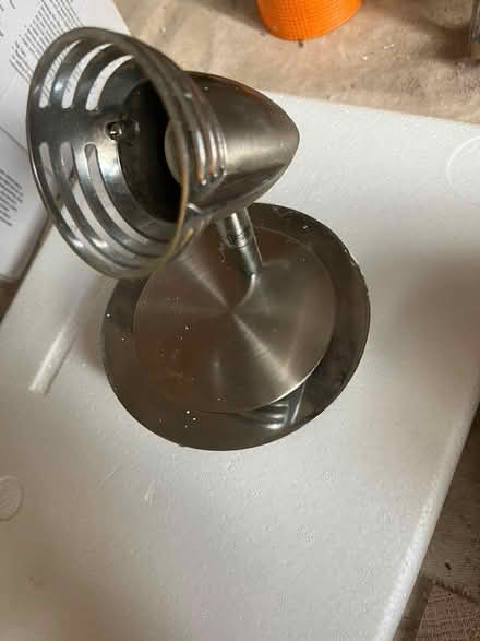 Photo of free GU10 light fitting, silver (Dyke Road area BN1) #1