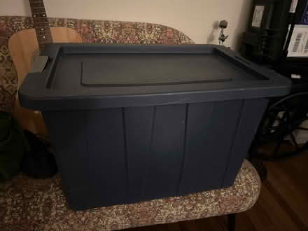 Photo of free Large plastic storage tote (Crown heights) #1