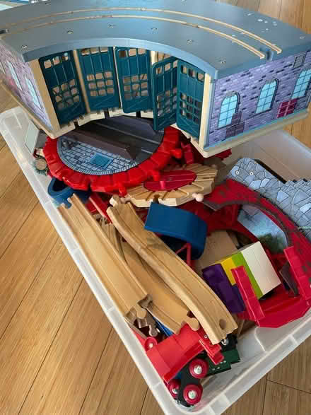 Photo of free Wood toy train track (South Boston) #1