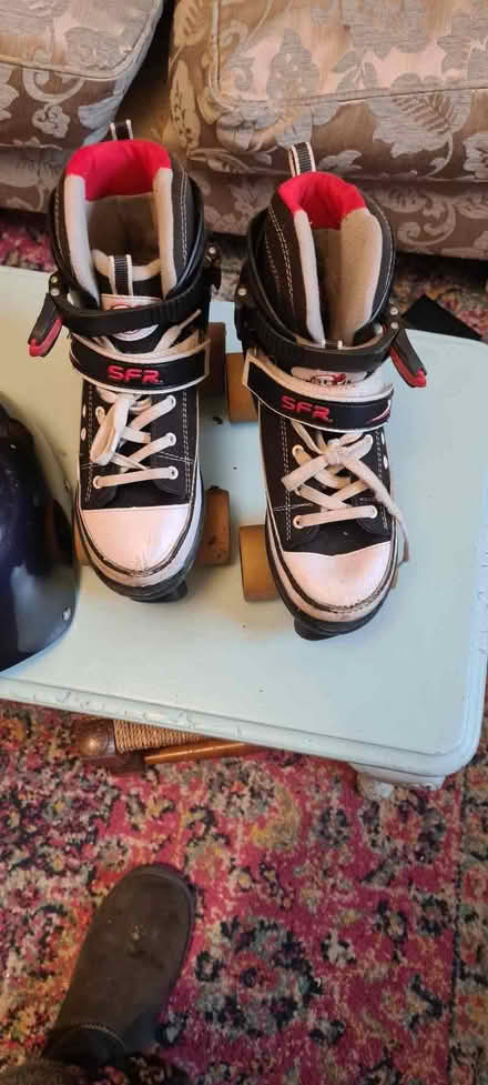 Photo of free Roller Skates (sizes 3 to 6), pads and Helmet (Abbeyhill EH7) #1