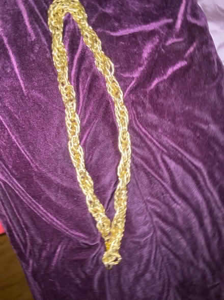 Photo of free Chunky 34inch Gold Looking Chain (Trafford M16) #2