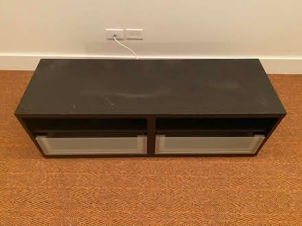 Photo of free Tv console with 2 drawers (Cobble hill) #3