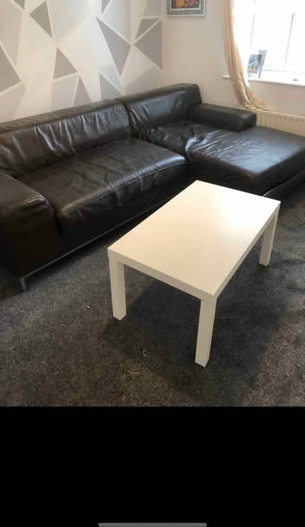 Photo of free Leather Corner Sofa (Horn's Mill SG13) #1