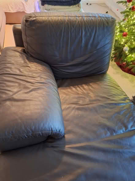 Photo of free Brown Italian Leather Chaise (Kingston KT1) #3