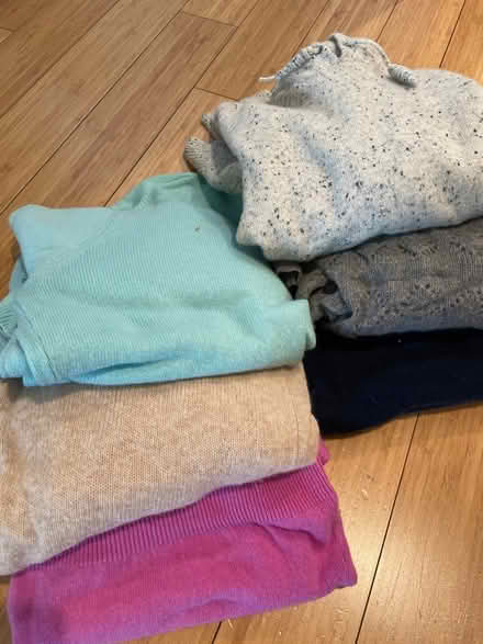 Photo of free Old cashmere sweaters with holes (South Boston) #1