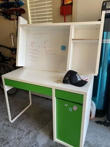 Photo of free kids study table with storage #1