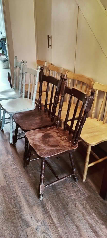 Photo of free 8 mixed dining chairs (Rathfarnham) #2
