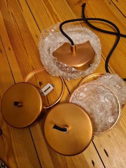 Photo of free Brand new Copper ceiling rose for pendant lights (Chelmer Village CM2) #1