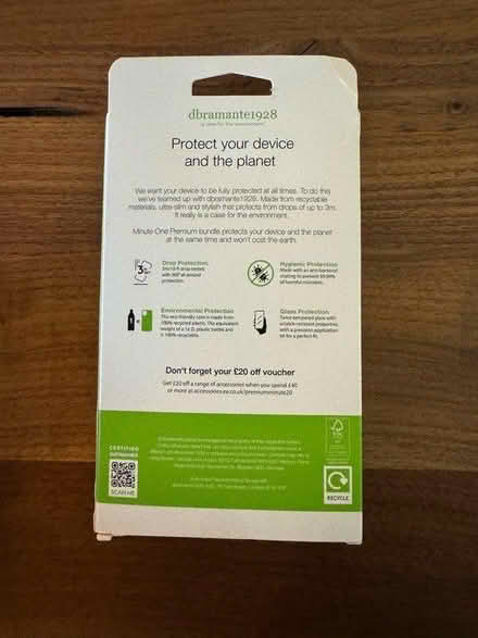 Photo of free Phone case and screen protector (E1W Limehouse/Shadwell) #1