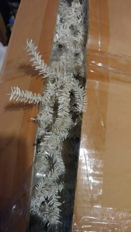 Photo of free 4' Upside Down White Christmas Tree (Guelph/Margaret Ave, Kitchener) #3