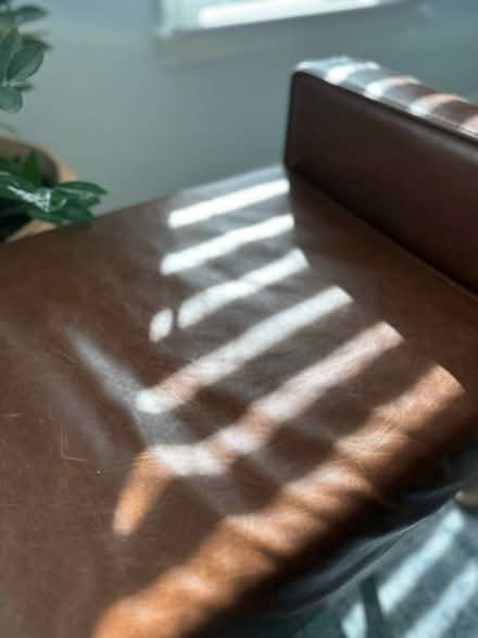 Photo of free Faux leather bench (Falls Church, Va) #2