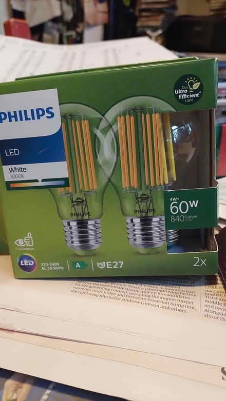 Photo of free Lightbulbs and wood cat litter (Woodingdean BN2) #1
