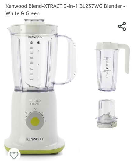 Photo of free Kenwood - blender, mill & beaker (W3) #2