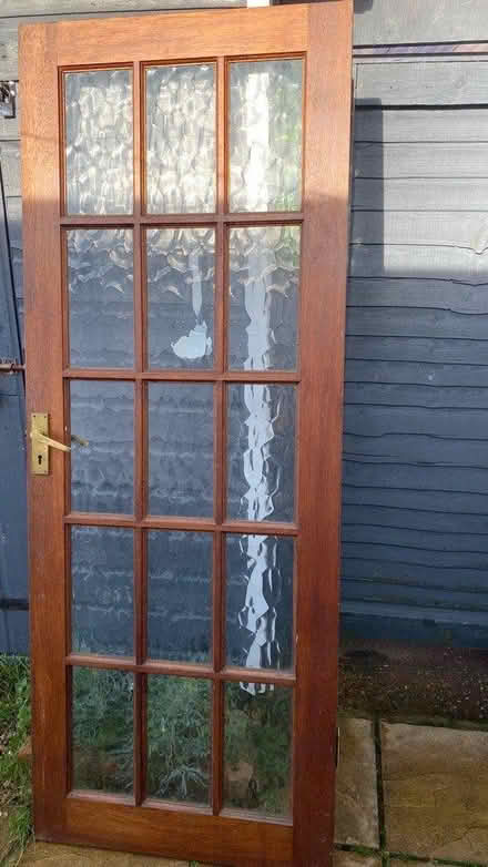 Photo of free Glass panel door (Taunton Somerset) #4