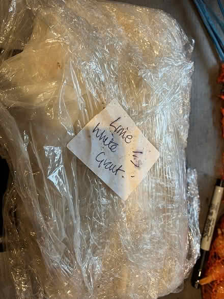 Photo of free LIme White grout (DE56 (Kilburn)) #1