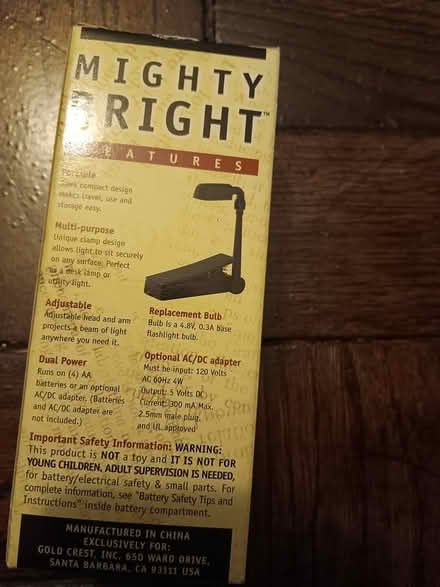 Photo of free Clip-on reading light (Columbia Heights) #1