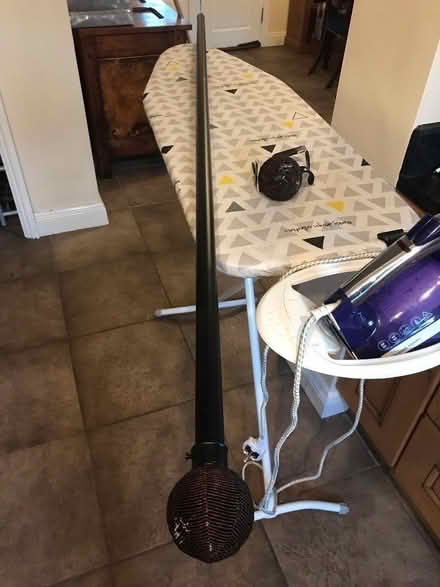Photo of free Black metal curtain pole 173cm (Presteigne LD8) #1