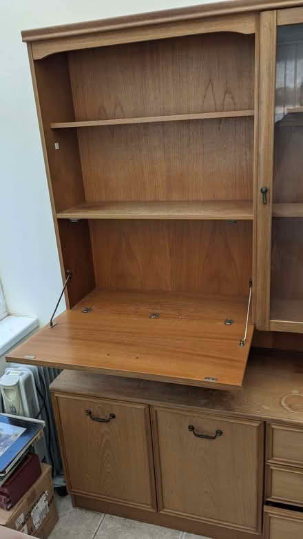 Photo of free Wall cupboard sideboard display unit 1970s retro (Portchester PO16) #1