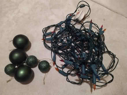 Photo of free Rainbow fairy lights and baubles (Baldock SG7) #1