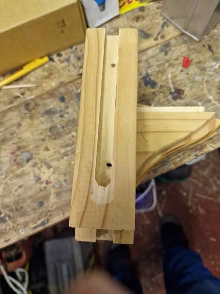 Photo of free Pine Wood Shelves (CB21 - opposite phone box) #2