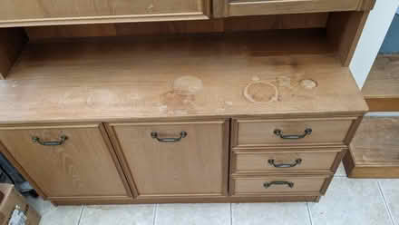 Photo of free 1970s style wall cupboard sideboard display unit (Portchester PO16) #3