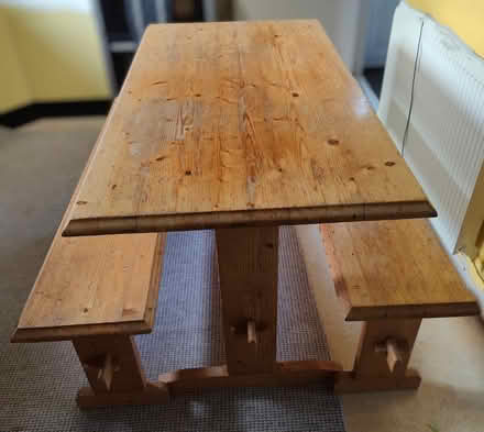 Photo of free Rustic farmhouse table and benches (Cowley OX4) #3