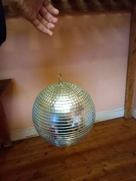 Photo of free silver mirror ball (Haymarket EH11) #2