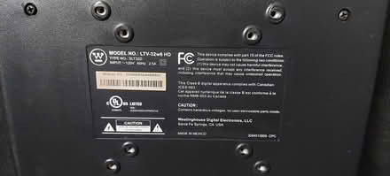 Photo of free 32 in Flat screen TV Westinghouse (Greater NYC) #1