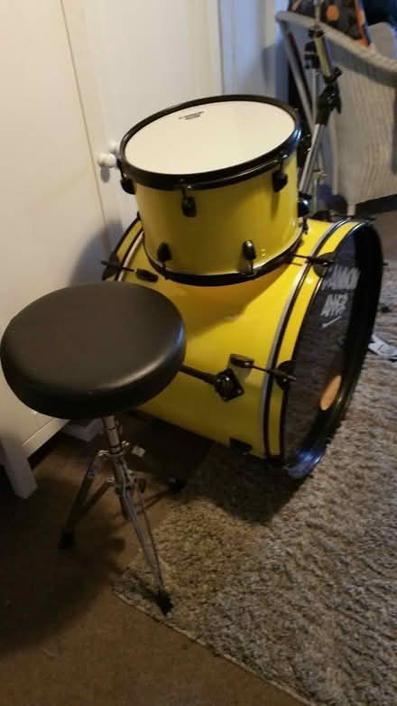 Photo of free Bass drum/rack tom/Hi-hat & stool (Trowbridge) #1