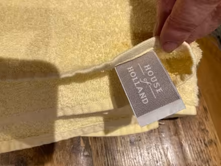Photo of free 2 Cotton House Holland Lemon Bath Sheet and Hand Towels (CT21) #2