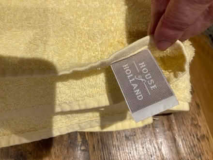 Photo of free 2 Cotton House Holland Lemon Bath Sheet and Hand Towels (CT21) #2