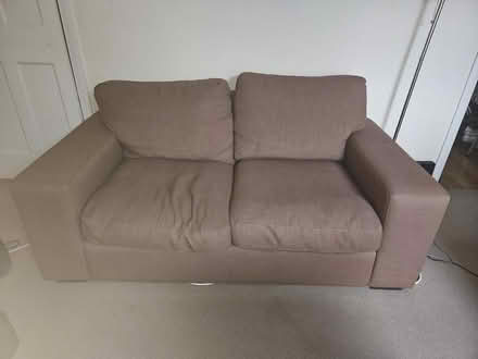 Photo of free Brown soft sofa (Luton) #2