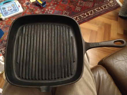 Photo of free Cast iron griddle (SW12) #1