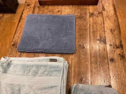 Photo of free 2 Dunelm Cotton Bath Sheets + Towels + Mat (CT21) #1