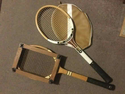 Photo of free 3 Vintage Tennis rackets (GU14) #3
