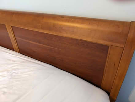 Photo of free King size sleigh bed (Phinney Ridge) #3
