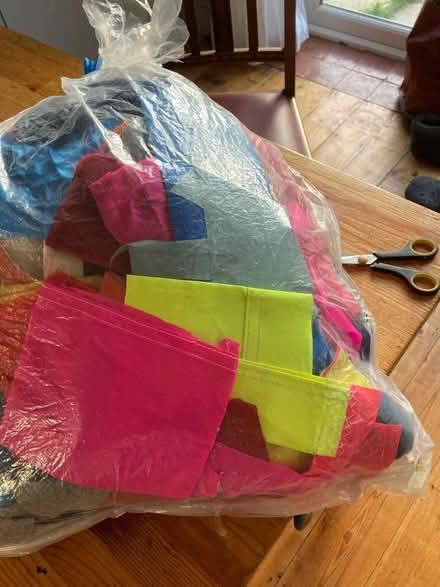 Photo of free Large bag of fabric scraps (Winton) #1