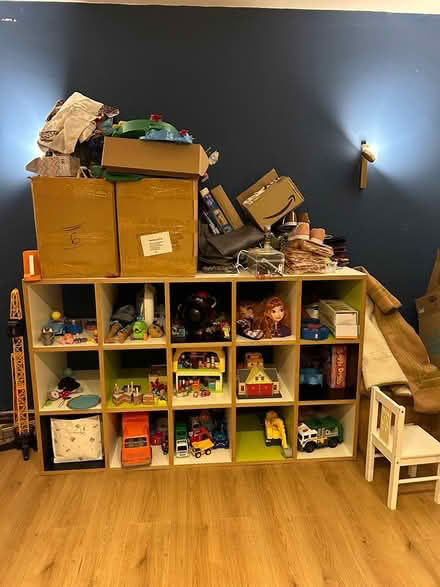 Photo of free Large cube unit shelves (WA14) #1