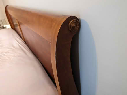 Photo of free King size sleigh bed (Phinney Ridge) #4
